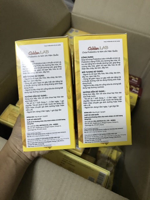 MEN VI SINH Hàn Quốc GOLDEN LAB ( MẪU MỚI )