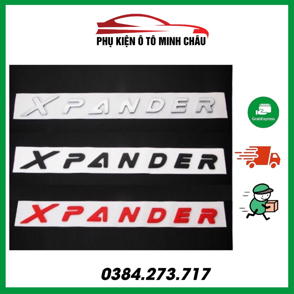 Tem Dán Oto Chữ Discovery - Xpander 3d Nổi Mạ Bạc, Vàng Giá Siêu Rẻ Chất Lượng Cao