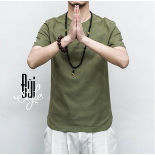 ÁO ĐŨI CỔ TÀU CÔC TAY - DÁNG CHUI - CÚC TẾT