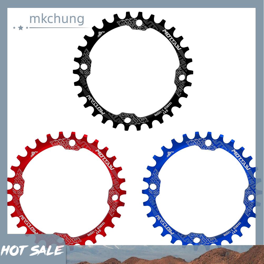 Đĩa Xích Xe Đạp MKCHU MOTSUV 104BCD Bằng Nhôm 30T MTB