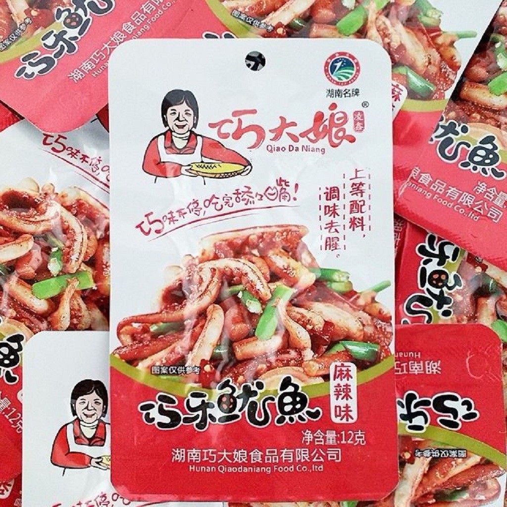 Râu Mực Cay Tứ Xuyên Đồ Ăn Vặt Trung Quốc Shop Nội Địa