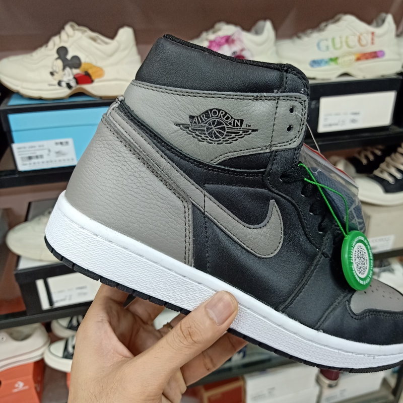 Giày Jordan 1 Cổ Cao Xám Shadow 2018