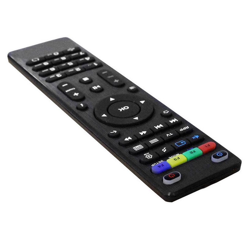 Fcvn Replacement TV Remote Control for Mag250 254 256 260 261 270 IPTV TV Box Black Super