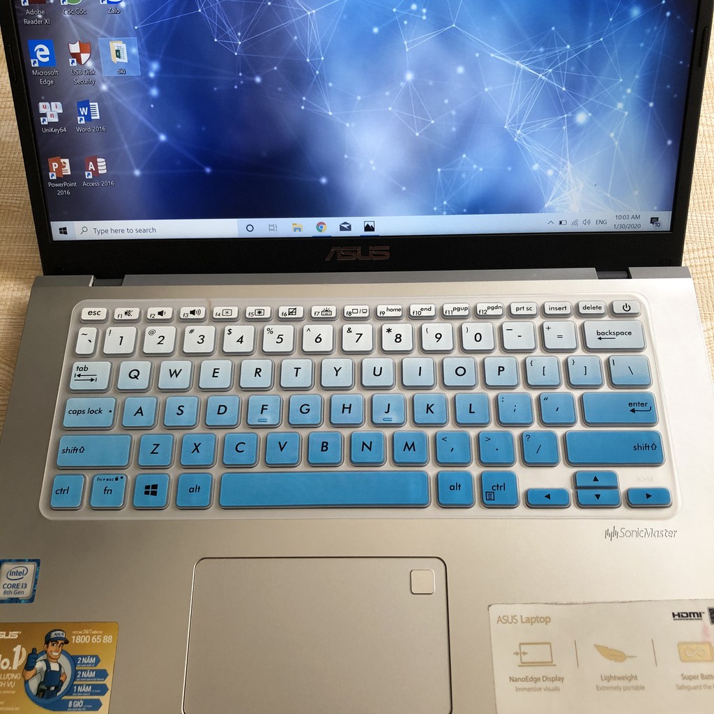 Miếng silicon phủ bàn phím laptop ASUS từ 13 đến 17 inch - Các loại