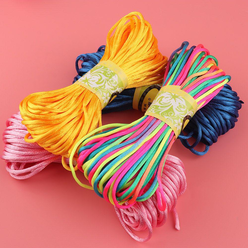 NIUYOU Dây Bện NIUYOU 2mm 20m|Cuộn Chỉ Satin Mềm Mại Tiện Dụng
