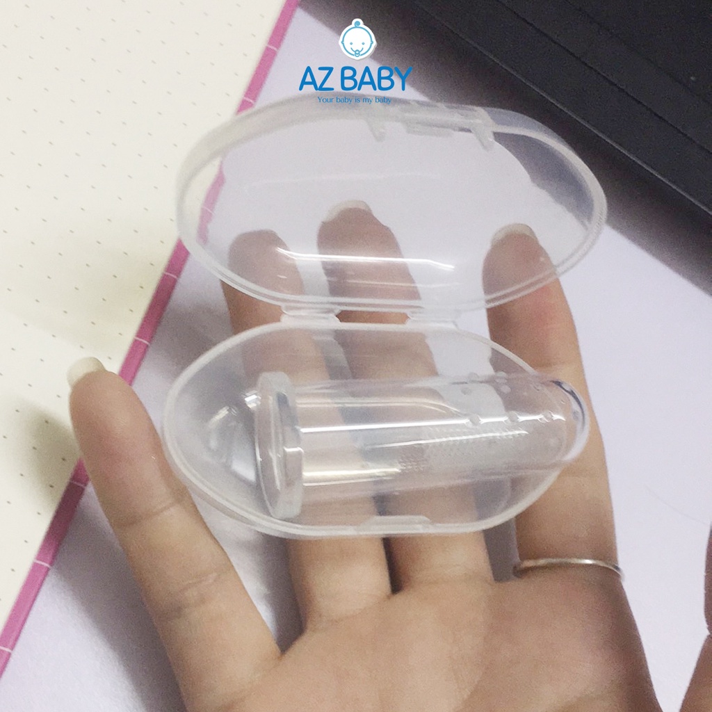 Tưa Lưỡi Silicon Làm Sạch Răng Miệng Cho Bé AZ Baby- CSCTB006