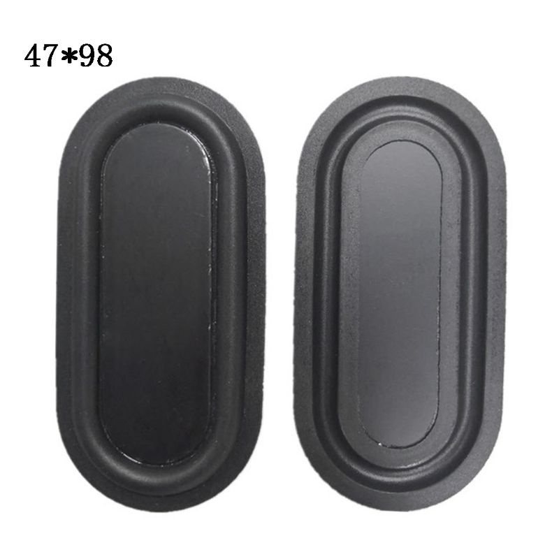 Set 2 Đĩa Rung Cao Su Màu Đen Hiệu Ứng Bằng Đồng Thau Chất Lượng Cao