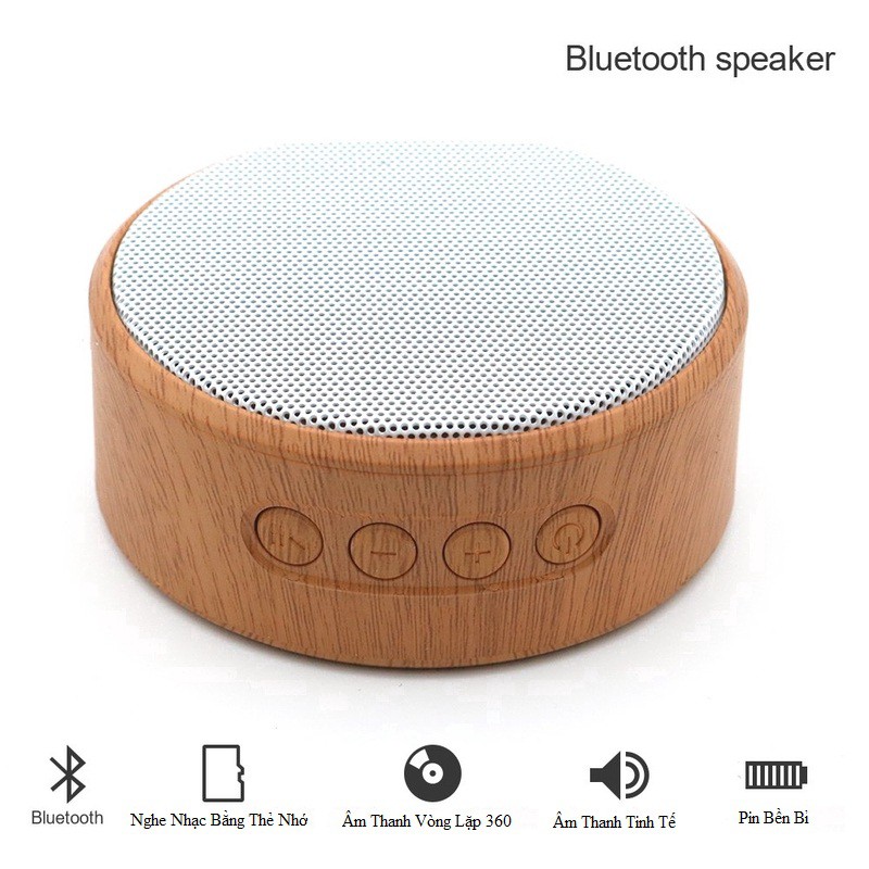 Loa bluetooth A60 - loa bluetooth mini vân gỗ sang trọng - loa bluetooth di động - loa bluetooth mini - loa bluetooth