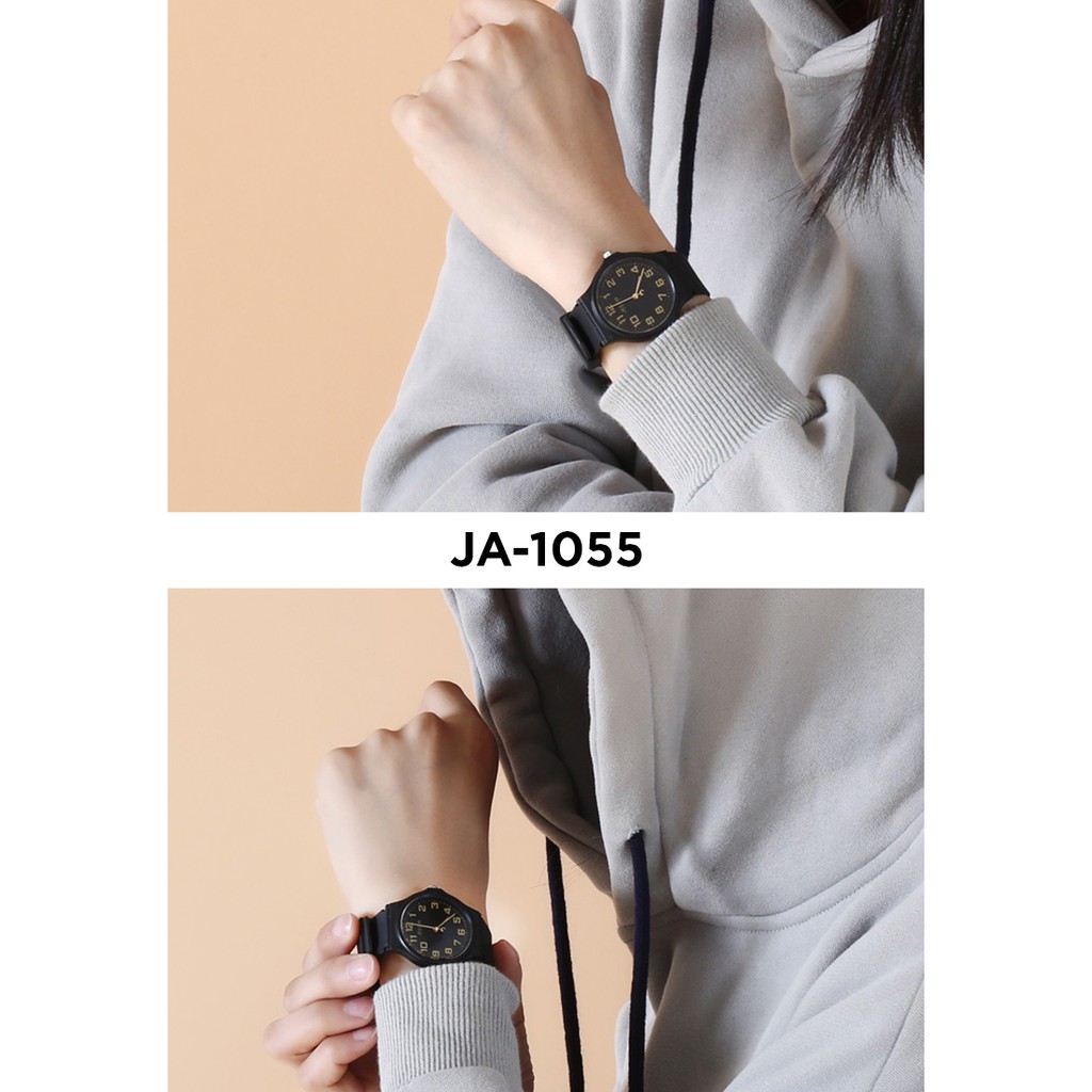Đồng hồ nữ JA-1055 Julius Hàn Quốc dây cao su (nhiều màu)