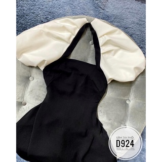 BIGSIZE NHUNG LÊ Đầm tay phối D924