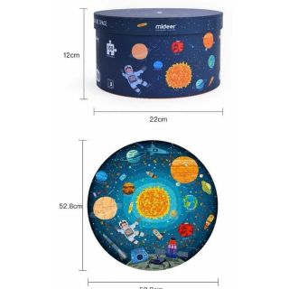 Đồ chơi puzzle ghép hình Mideer 150 miếng hình tròn