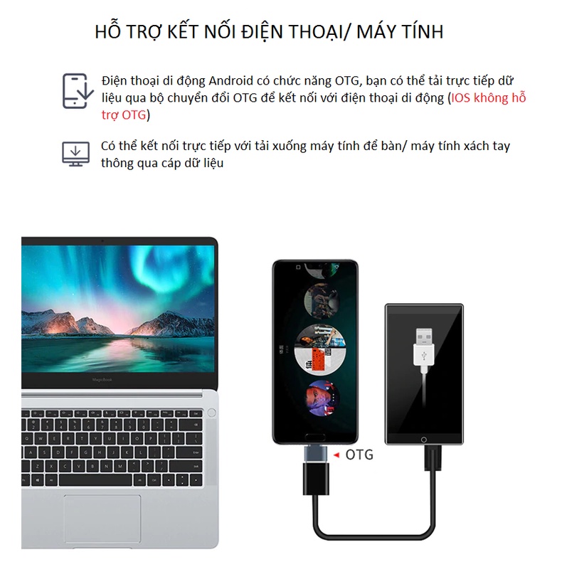 Máy nghe nhạc Lossless màn hình cảm ứng Ruizu D20/H1 - Máy nghe nhạc Mp3/Mp4 hỗ trợ xem video độ phân giải Full HD 1080P