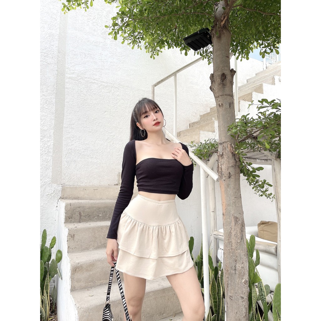 CHÂN VÁY BÈO TẦNG [Moment House]