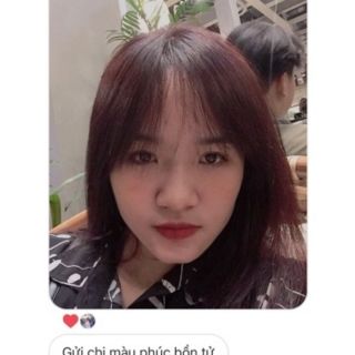 1 tuýp thuốc nhuộm màu phuc bổn tử tặng  kèm trợ nhuộm và gag tay