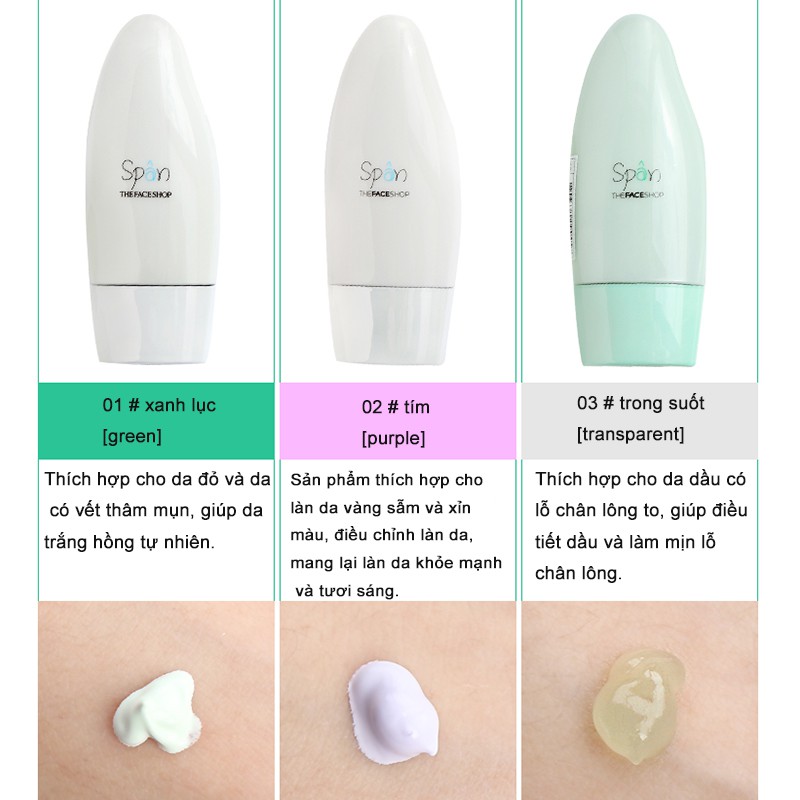 The Face Shop (Hàng Mới Về) Kem Lót Trang Điểm Che Khuyết Điểm 30ml | BigBuy360 - bigbuy360.vn