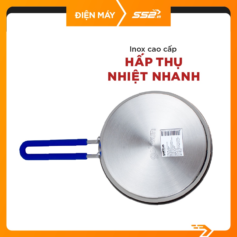 Chảo inox chống dính Goldsun GPA1402-18IH - Hàng Chính Hãng