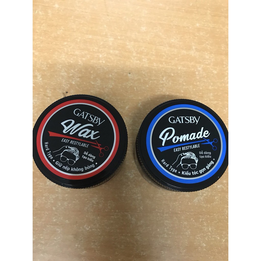 Sáp vuốt tóc Gatsby 65g siêu cứng Pomade