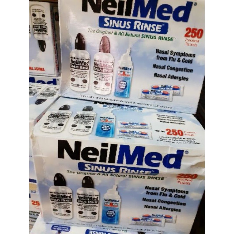 Bình rửa mũi Neilmed 240ml hàng tách set