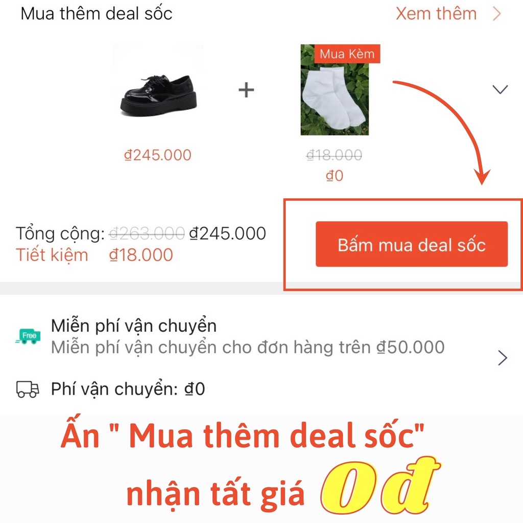 Giày lolita nữ đế bằng màu đen, giày ulzzang nữ phong cách Nhật Bản