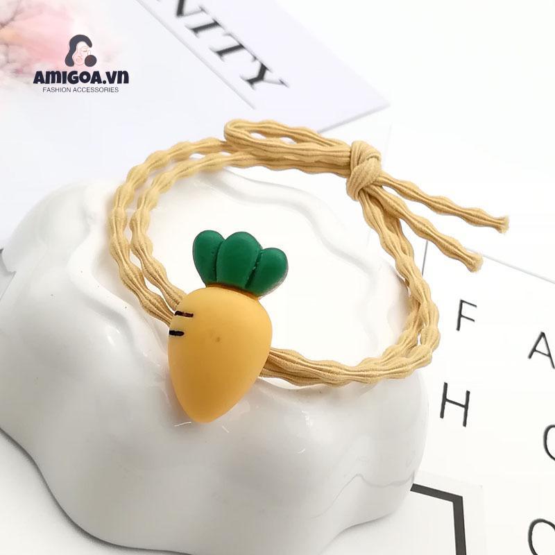 Dây Cột Tóc Hình Cà Rốt Dễ Thương Cho Nữ