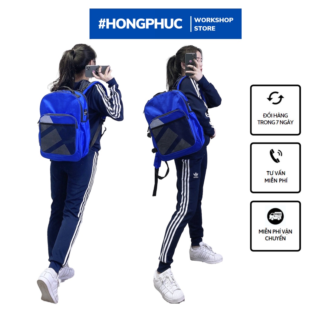 Balo Thể Thao, Balo Đi Học EQT Blue Packback - Màu Xanh Dương [ HONGPHUC ]