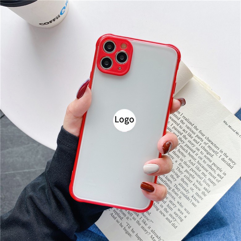 Ốp lưng trong nhám viền màu iP 6/6s/6plus/6splus/7/7plus/8/8plus - MINH AN SAIGON