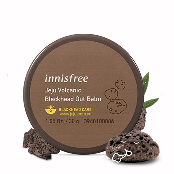 Sáp Xóa Mụn Đầu Đen Jeju Volcanic Black Head Out Balm 30g - Mẫu mới - SAPINNISFREE