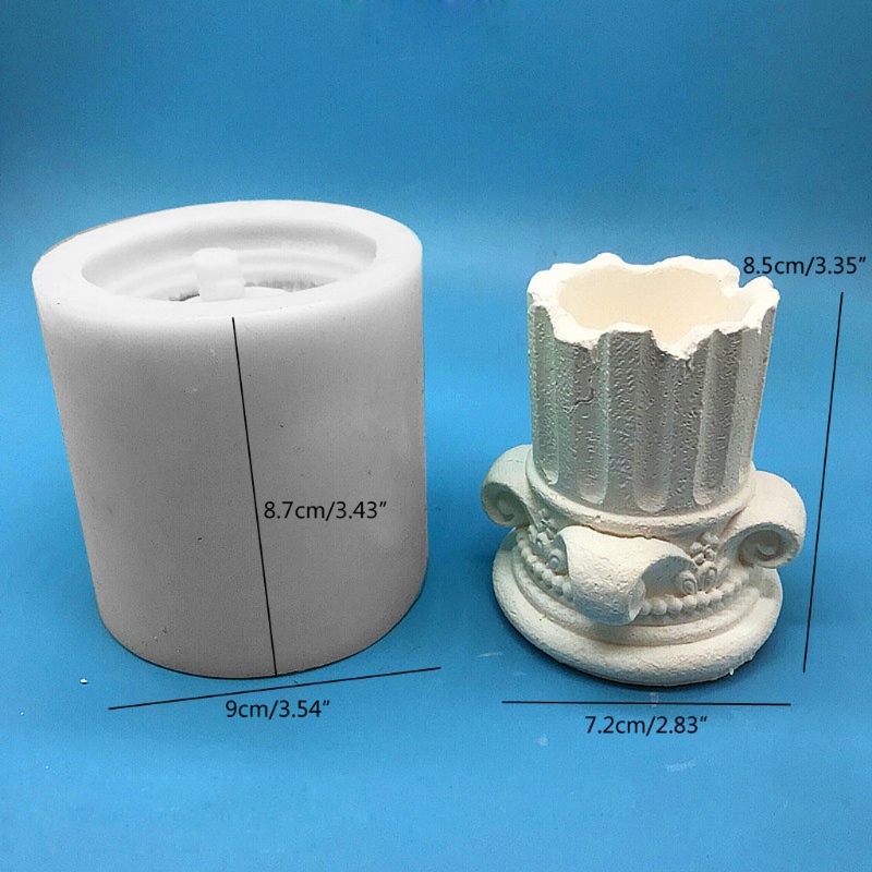 Khuôn Silicone Tạo Hình Chậu Hoa / Cây Mọng Nước 3d Tiện Dụng