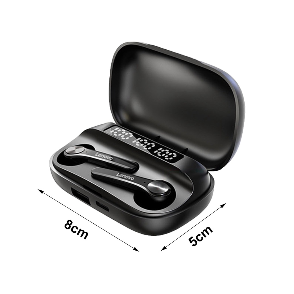 Cặp tai nghe không dây Lenovo QT81 Bluetooth 5.1 âm thanh stereo chống ồn cao cấp