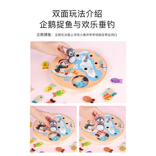 Bộ câu cá gỗ xuất Nhật