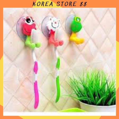 Kẹp bàn chải đánh răng hình thú hút chân không vrg1630 KOREA STORE88