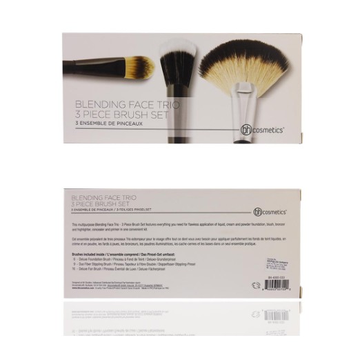 Set 3 cọ BH Cosmetics - Blending Face Trio (3pcs Brush Set)