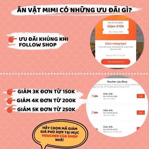 Kẹo chipchip Mimi 400gr | Đồ ăn vặt Hà Nội