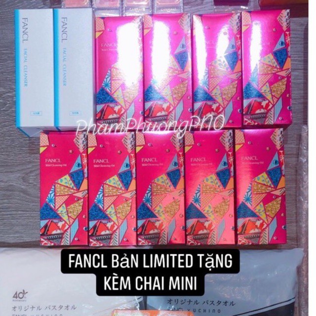 ( Mẫu mới 2021 ) Dầu tẩy trang Fancl bản giới hạn ( limited )