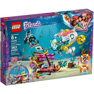 LEGO 41378 Friends - Tàu Ngầm Giải Cứu Cá Heo