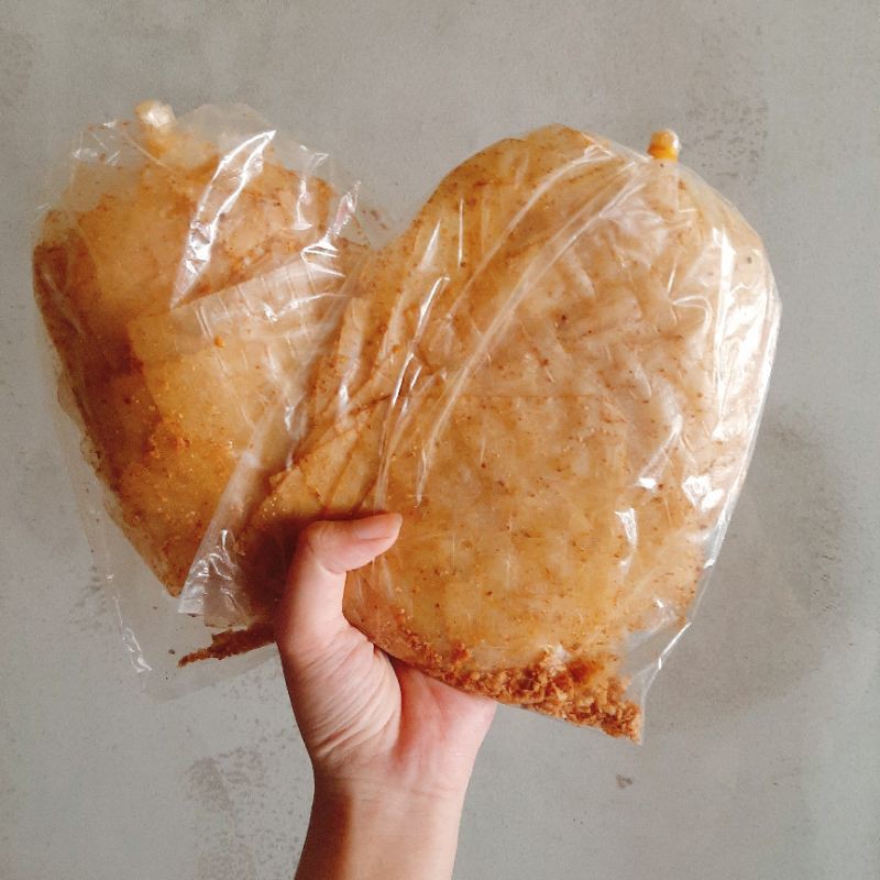 Combo  5 bịch bánh tráng xì ke 60g/bịch vị cay ăn là ghiền