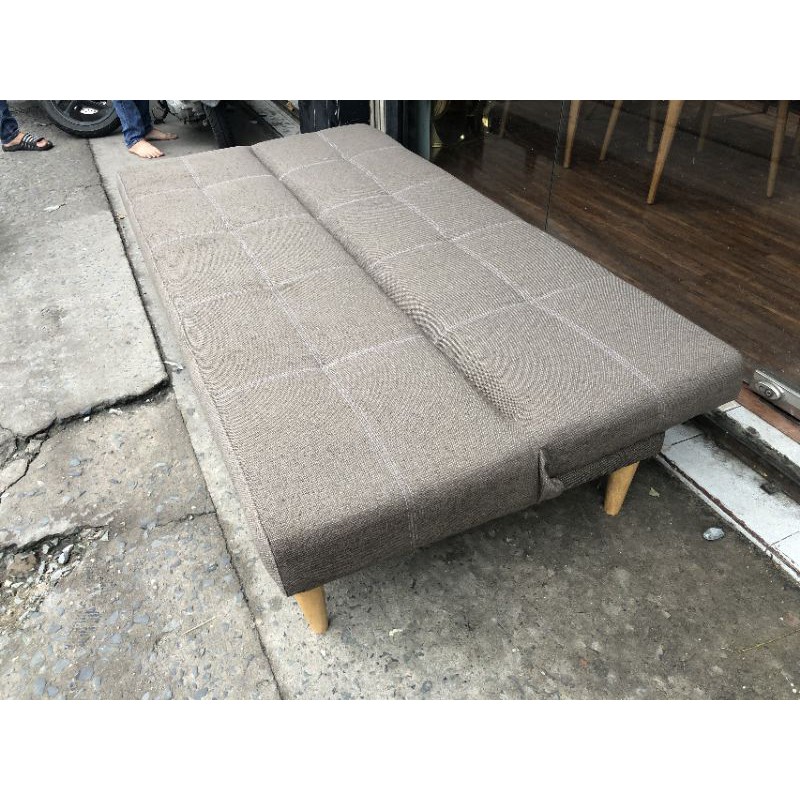 Sofa Bed giá rẻ - Sofa Giường đa năng xả kho thanh lý - Sofa màu xám 1m8