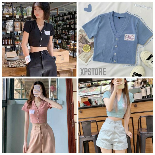 Áo Croptop Bae siêu xinh