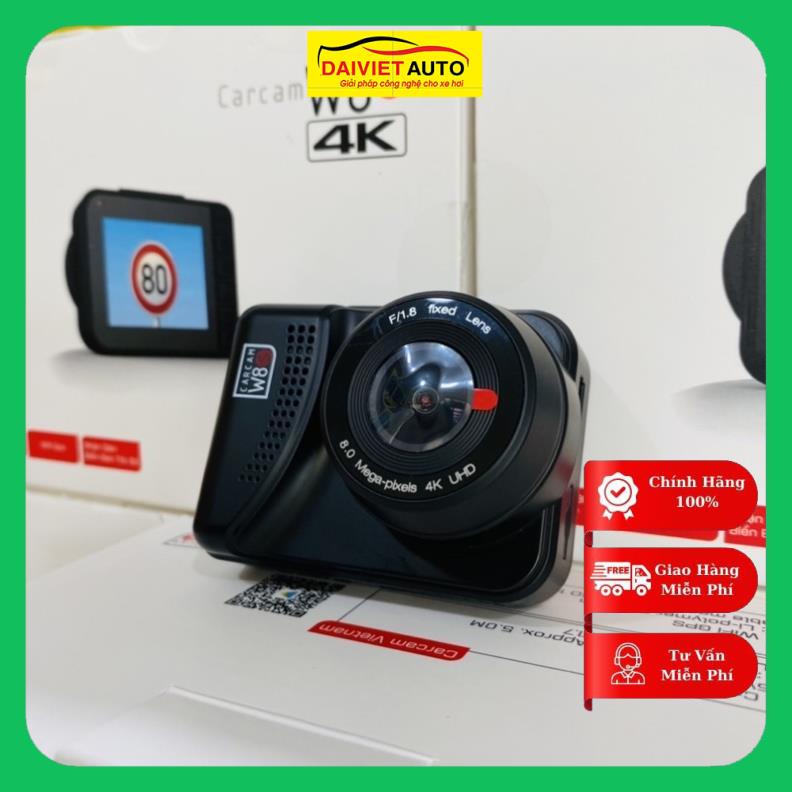 Carcam W8s Cam hành trình đọc biển báo tốc độ giao thông TẠI ĐẠI VIỆT AUTO