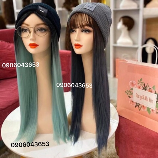 Đầu manocanh đội tóc giả cao cấp
