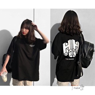 Áo thun Unisex tay lỡ Heaven đen