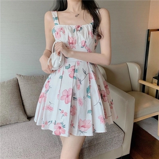 Đầm 2 dây kiểu babydoll phong cách thời trang hàn quốc