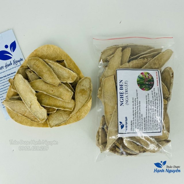 Nghệ Đen 500g (Miếng To, Đã Cạo Sạch Vỏ)