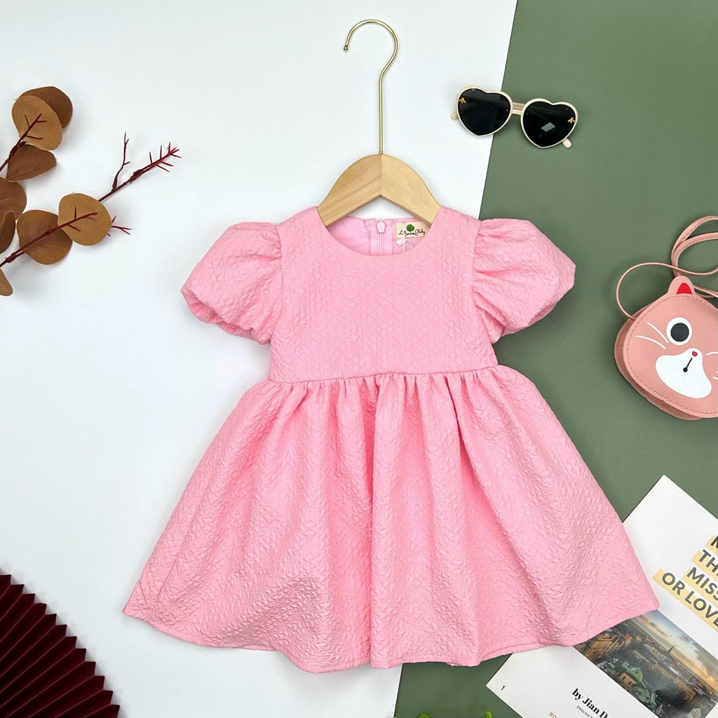 Váy vải phồng bé gái LITIBABY, size 1 đến 7 Tuổi [PH498]
