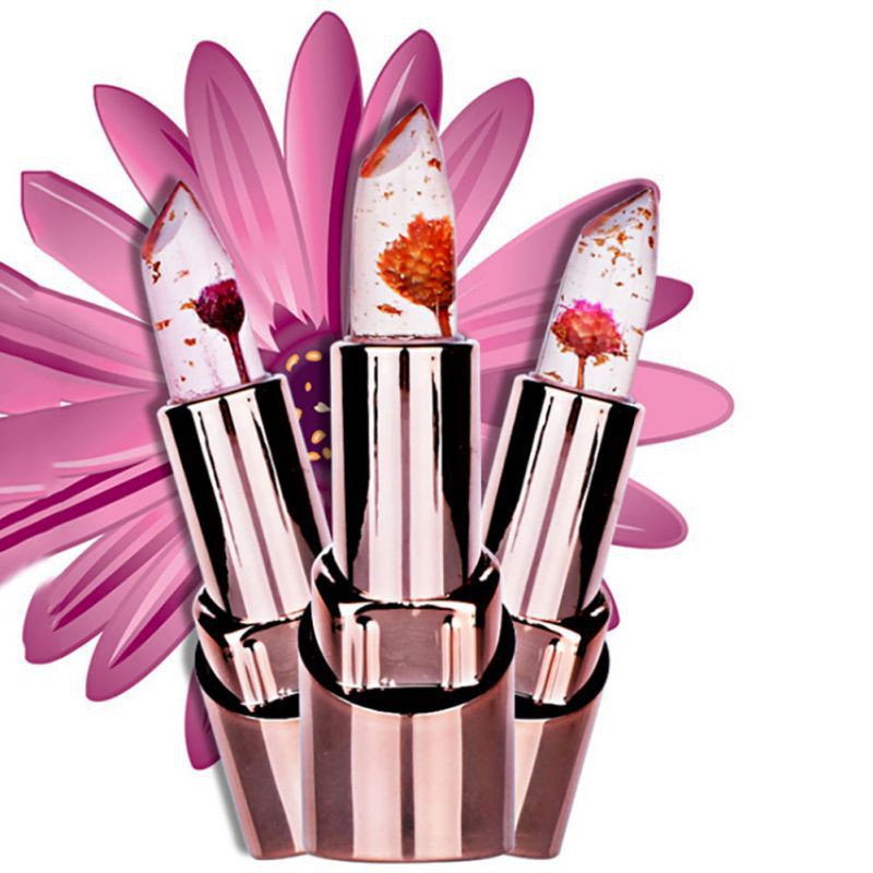 [Hàng mới về] Son môi Hèngang hình hoa dưỡng ẩm vị trái cây mềm