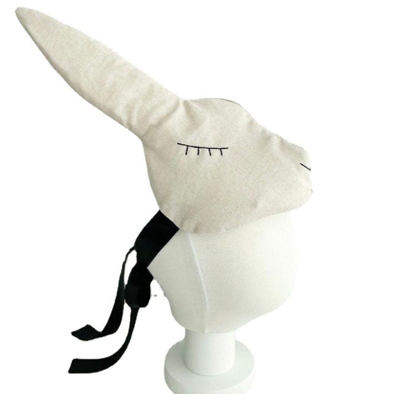 Mũ Trùm Đầu Hóa Trang Thỏ Hoạt Hình Bằng Vải Bông Dành Cho Bé Trai Và Bé Gái