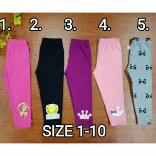 Quần legging cho bé gái dưới 7 tuổi