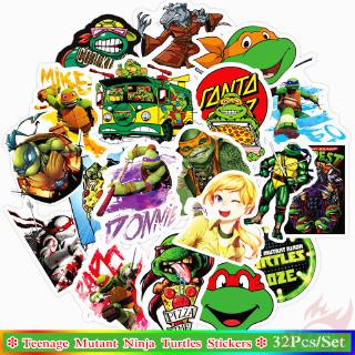 ❉ Hình Dán Ninja Rùa Tuổi Teen - Series 03 ❉ Set 32 Sticker Dán Trang Trí Đa Dụng Chất Lượng Cao
