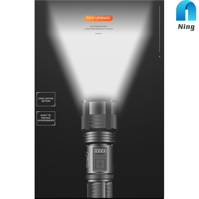 Đèn Pin Cầm Tay Ning XHP50 5 Chế Độ Tiện Lợi