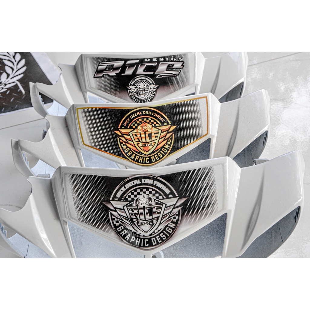 Tem Dán Hộp Đầu Sirius Rice decal Dành cho hộp đầu màu sơn Trắng Hoặc màu sơn bạc   )